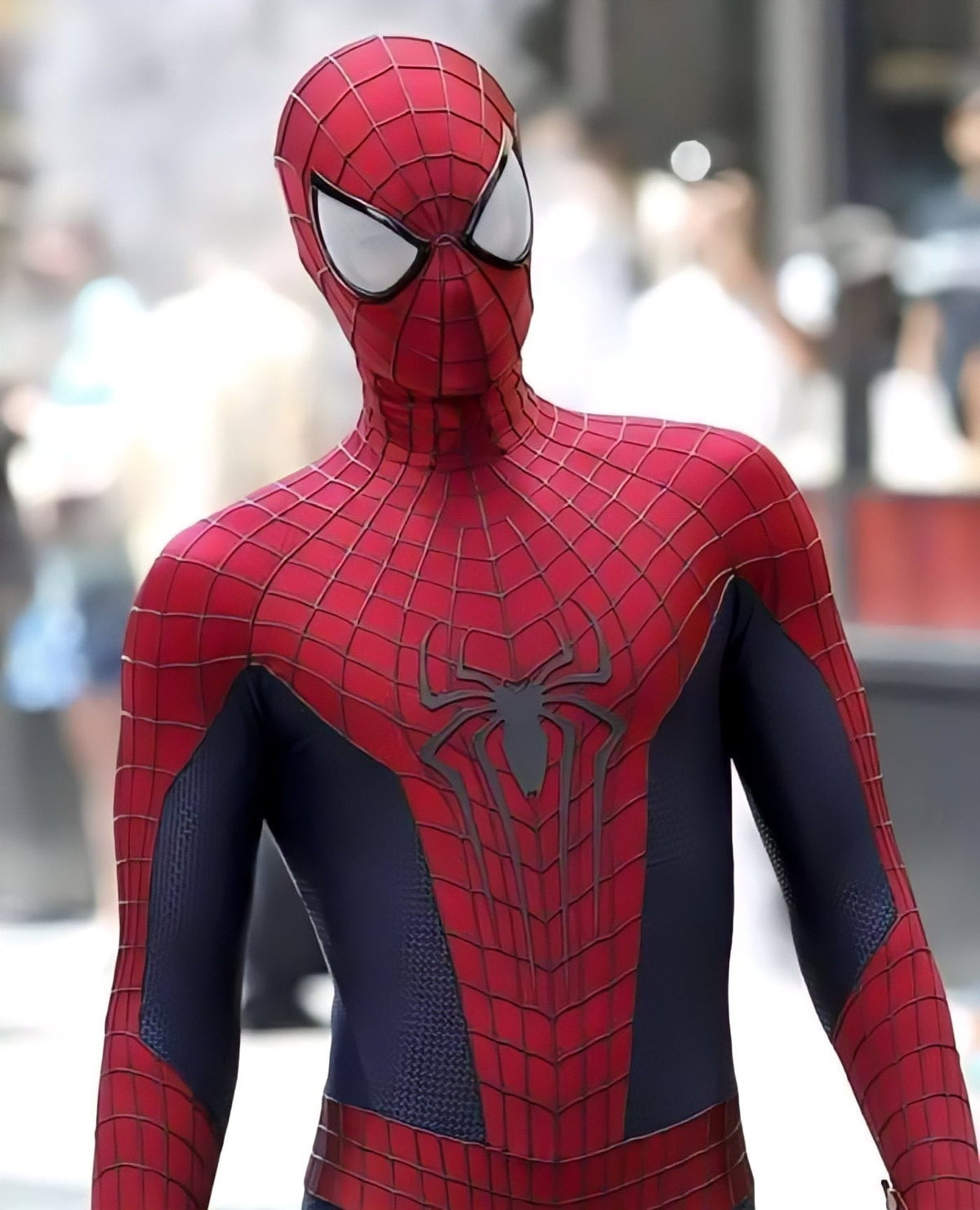 Fantasia Espetacular Homem-Aranha Andrew Garfield Cosplay Traje Luxo