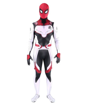 Fantasia Homem-Aranha Uniforme Quantum Vingadores Cosplay Traje Luxo Profissional