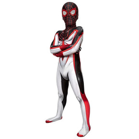 Fantasia Infantil Homem-Aranha Miles Morales Game ps5 Ultimate Crianças Traje