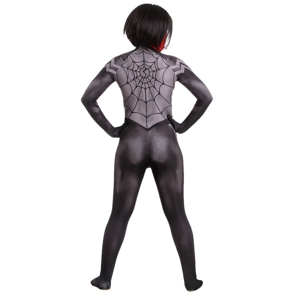 Fantasia Cindy Moon Silk Mulher Aranha Cosplay Feminino Luxo Traje Profissional