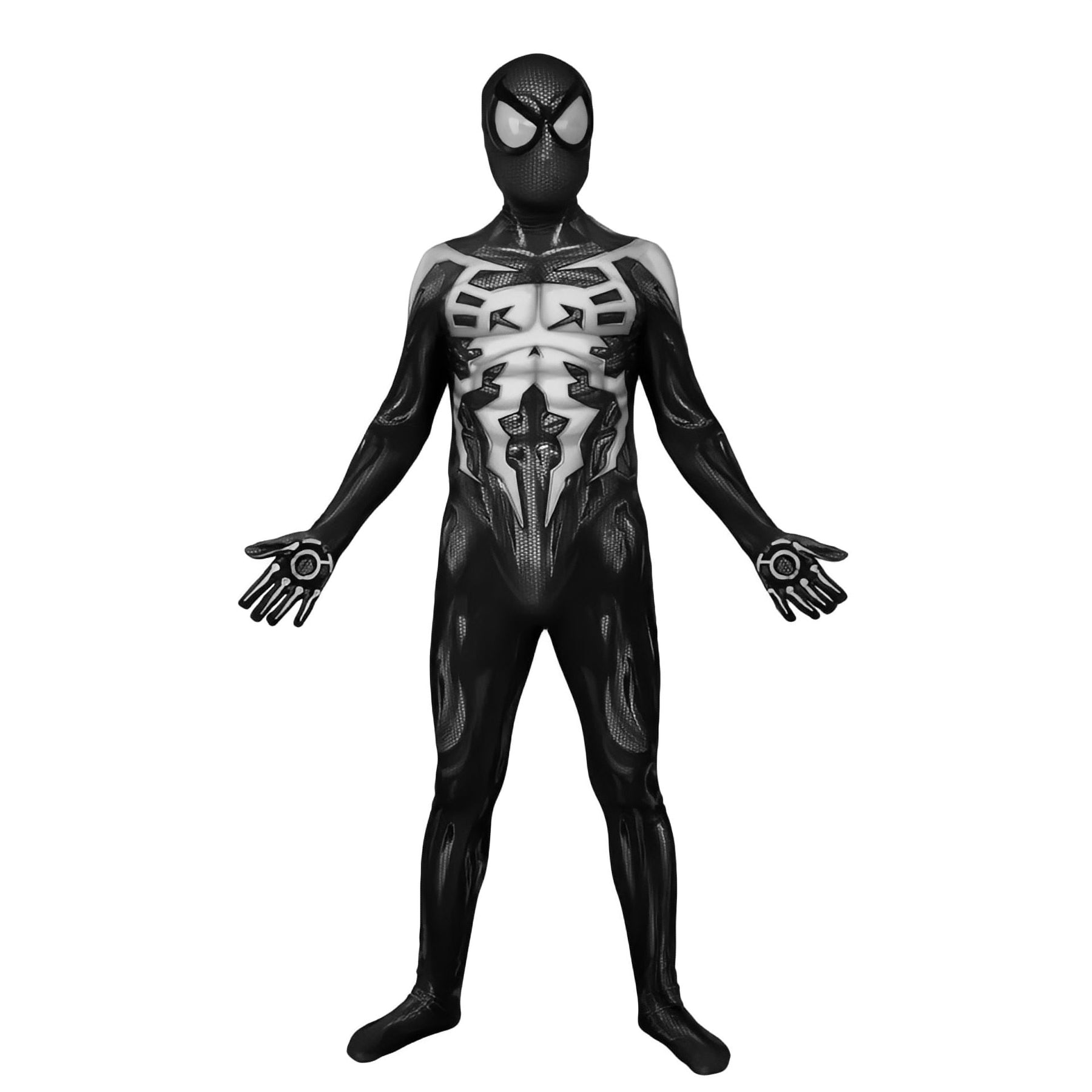 Fantasia Homem-Aranha Spider Man 2099 Black Adulto Cosplay Traje Luxo