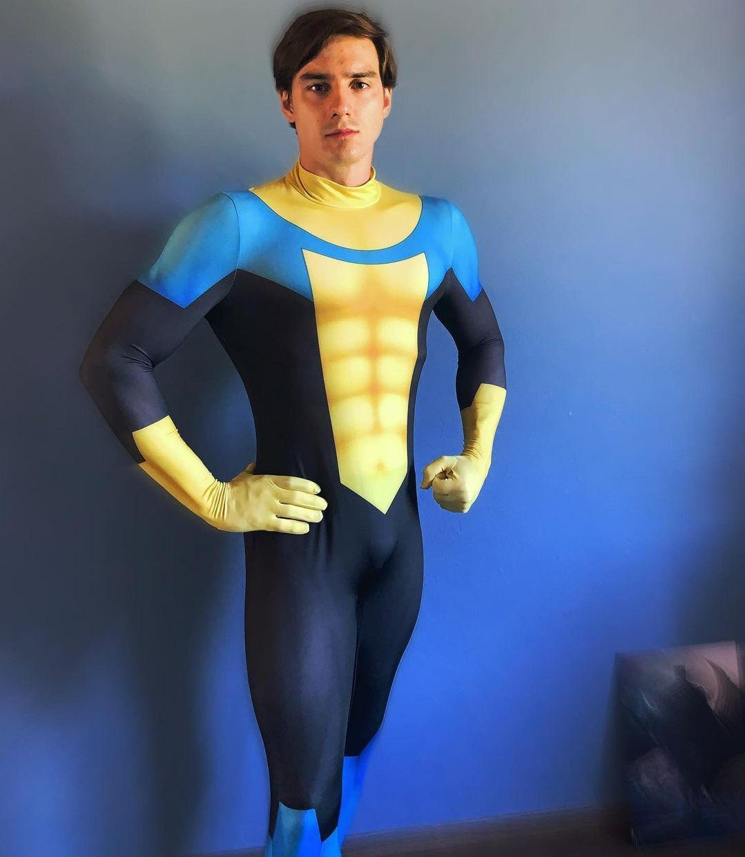 Fantasia Série Invencível Mark Grayson Cosplay Traje Luxo Profissional