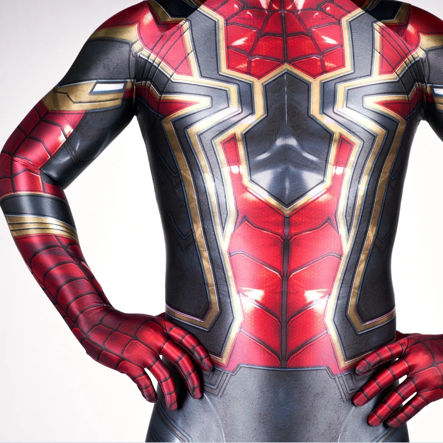 Fantasia Homem-Aranha De Ferro Sem Volta Para Casa Filme Cosplay Traje Luxo