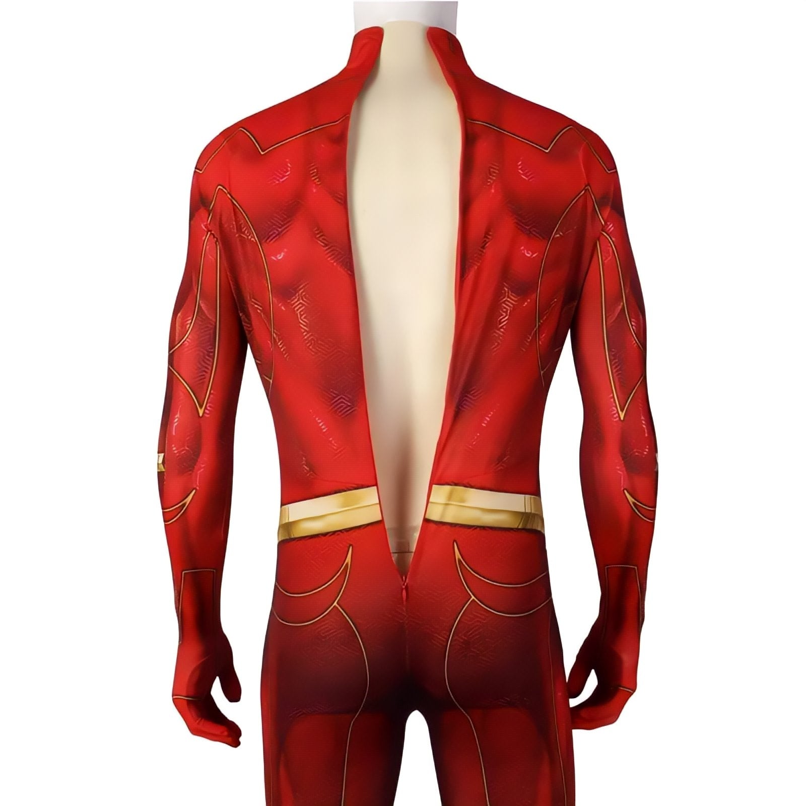 Fantasia The Flash Barry Allen Filme Cosplay Adulto Traje Luxo Profissional