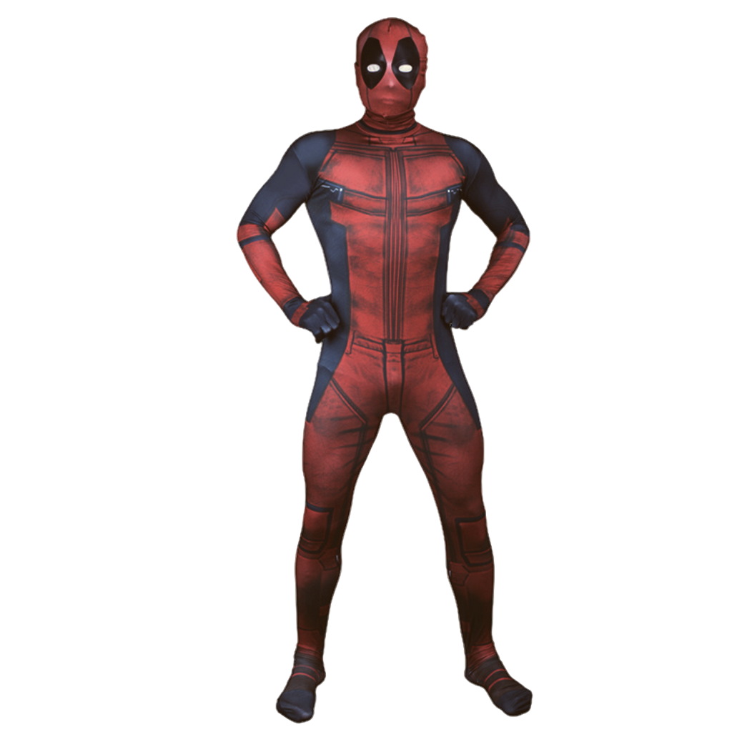 Fantasia Deadpool Filme Cosplay Traje Luxo Profissional