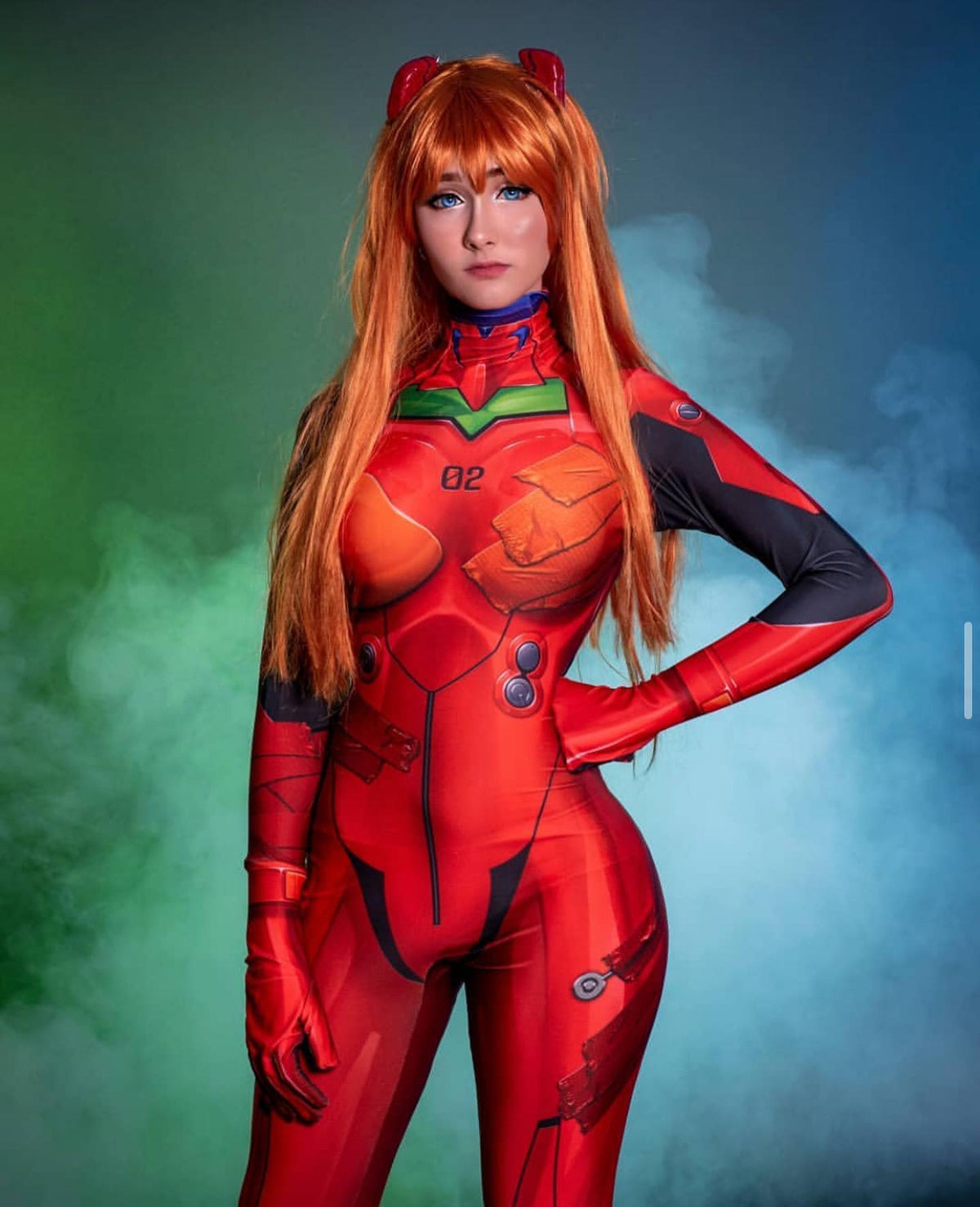 Fantasia Feminina Asuka Shinji Neon Genesis Evangelion Anime Cosplay Traje Luxo