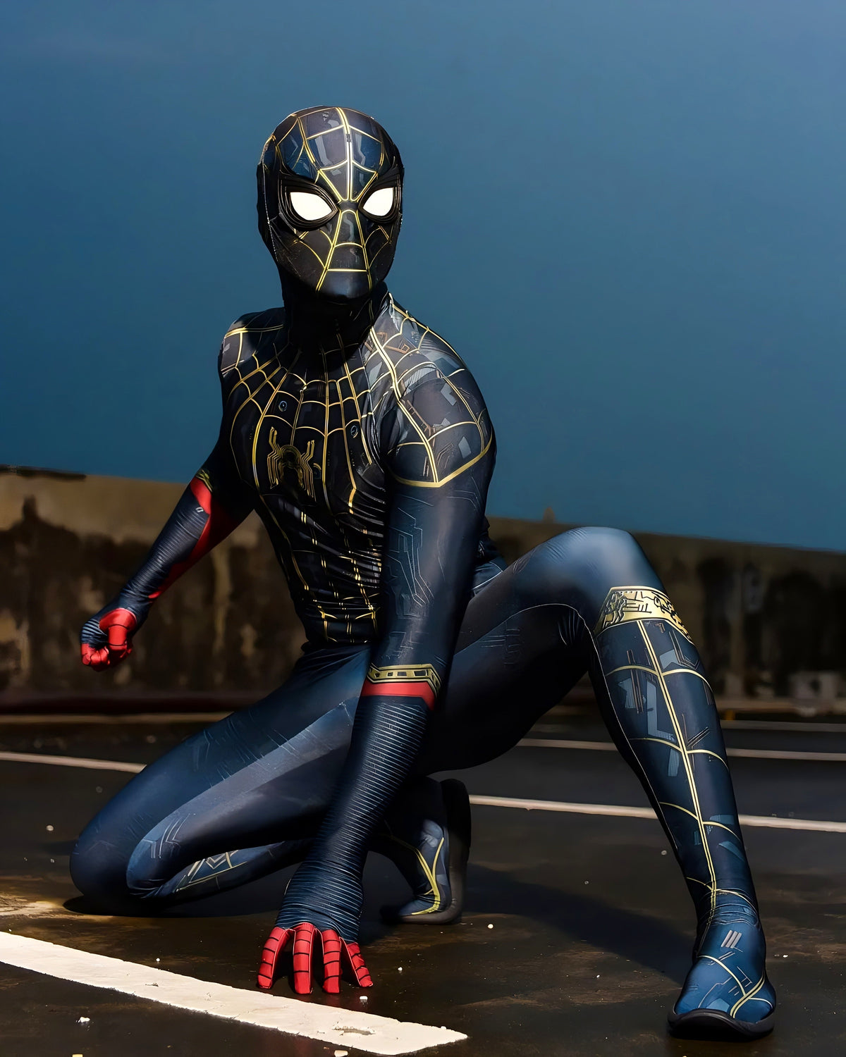 Fantasia Homem-Aranha Magia Sem Volta Para Casa Filme  Adulto Cosplay Traje Luxo