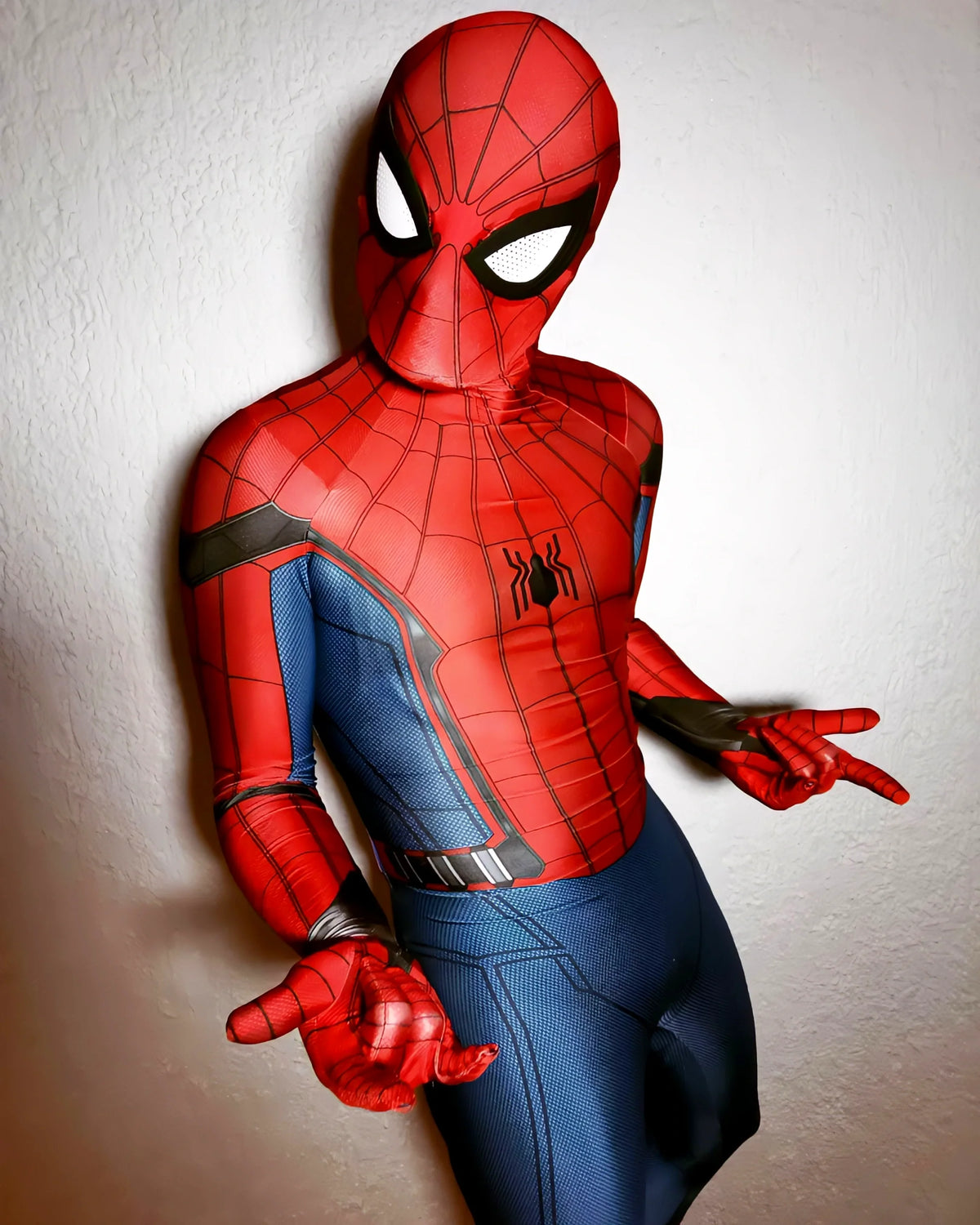 Fantasia Homem-Aranha De Volta ao Lar Tom Holland Adulto Cosplay Traje Luxo Profissional