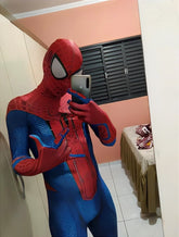 Fantasia Homem-Aranha Andrew Garfield Adulto Cosplay Luxo Traje Profissional