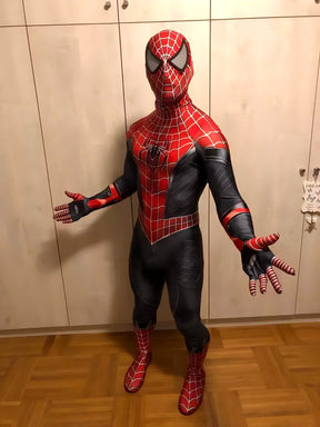 Fantasia Homem-Aranha Sam Raimi Versão Especial Adulto Cosplay Luxo Traje Profissional