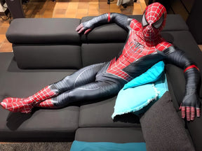 Fantasia Homem-Aranha Sam Raimi Versão Especial Adulto Cosplay Luxo Traje Profissional