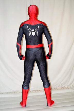 Fantasia Homem-Aranha Longe de Casa Tom Holland Adulto Cosplay Traje Luxo Profissional