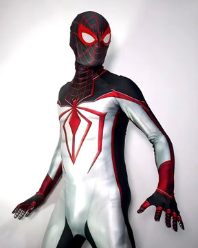 Fantasia Homem-Aranha Miles Morales Game Jogo PS4-PS5 Adulto Cosplay Traje Luxo