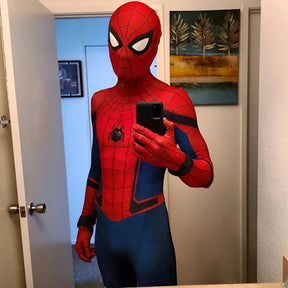 Fantasia Cosplay Homem-Aranha De Volta ao Lar Tom Holland Traje Luxo