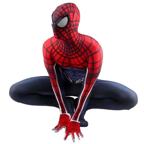 Fantasia Homem-Aranha Spider Punk Game Cosplay Traje Luxo Profissional