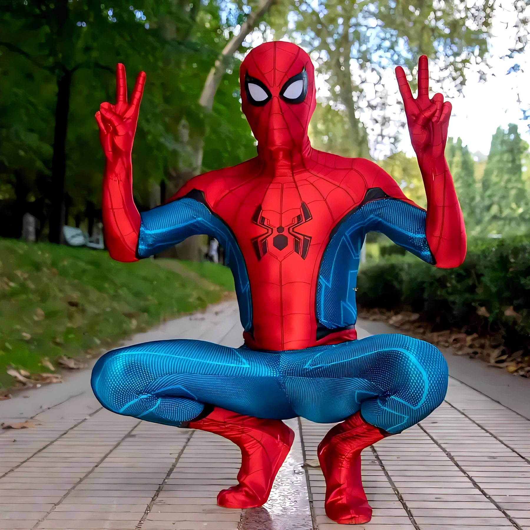 Fantasia Homem-Aranha Sem Volta Para Casa Adulto Cosplay Luxo Traje Profissional