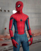 Fantasia Homem-Aranha De Volta ao Lar Tom Holland Adulto Cosplay Traje Luxo Profissional