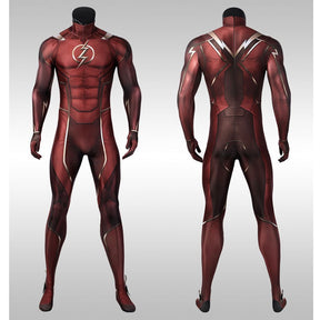 Fantasia Flash Liga Da Justiça Adulto Cosplay Traje Luxo