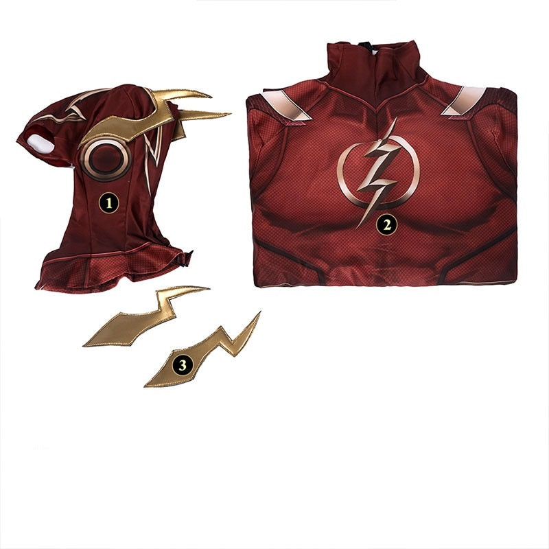 Fantasia Flash Liga Da Justiça Adulto Cosplay Traje Luxo