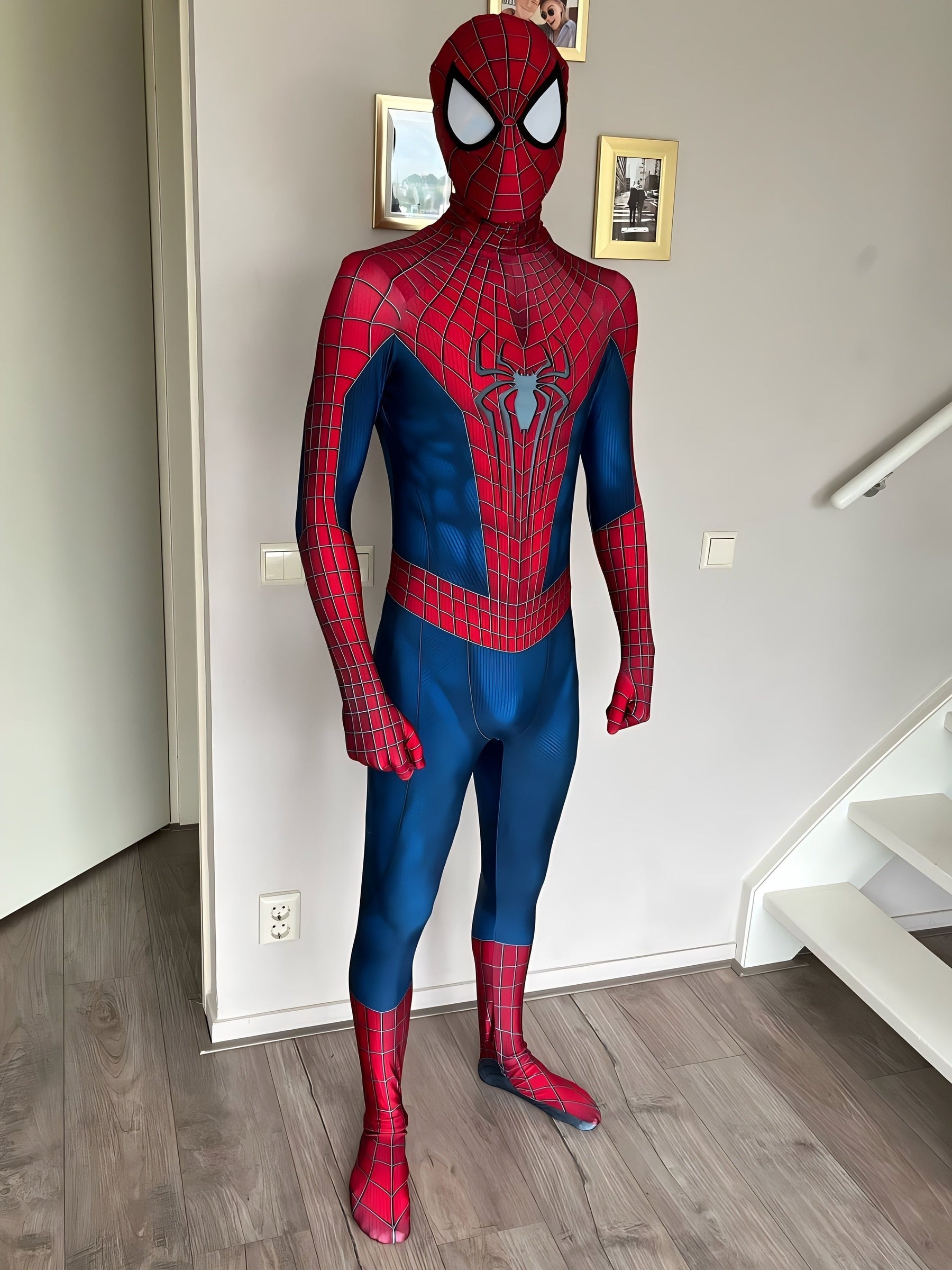 Fantasia Homem-Aranha Andrew Garfield TASM Cosplay Traje Luxo Profissional