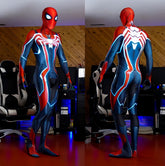 Fantasia Homem-Aranha Traje Velocidade Game Adulto Cosplay Luxo