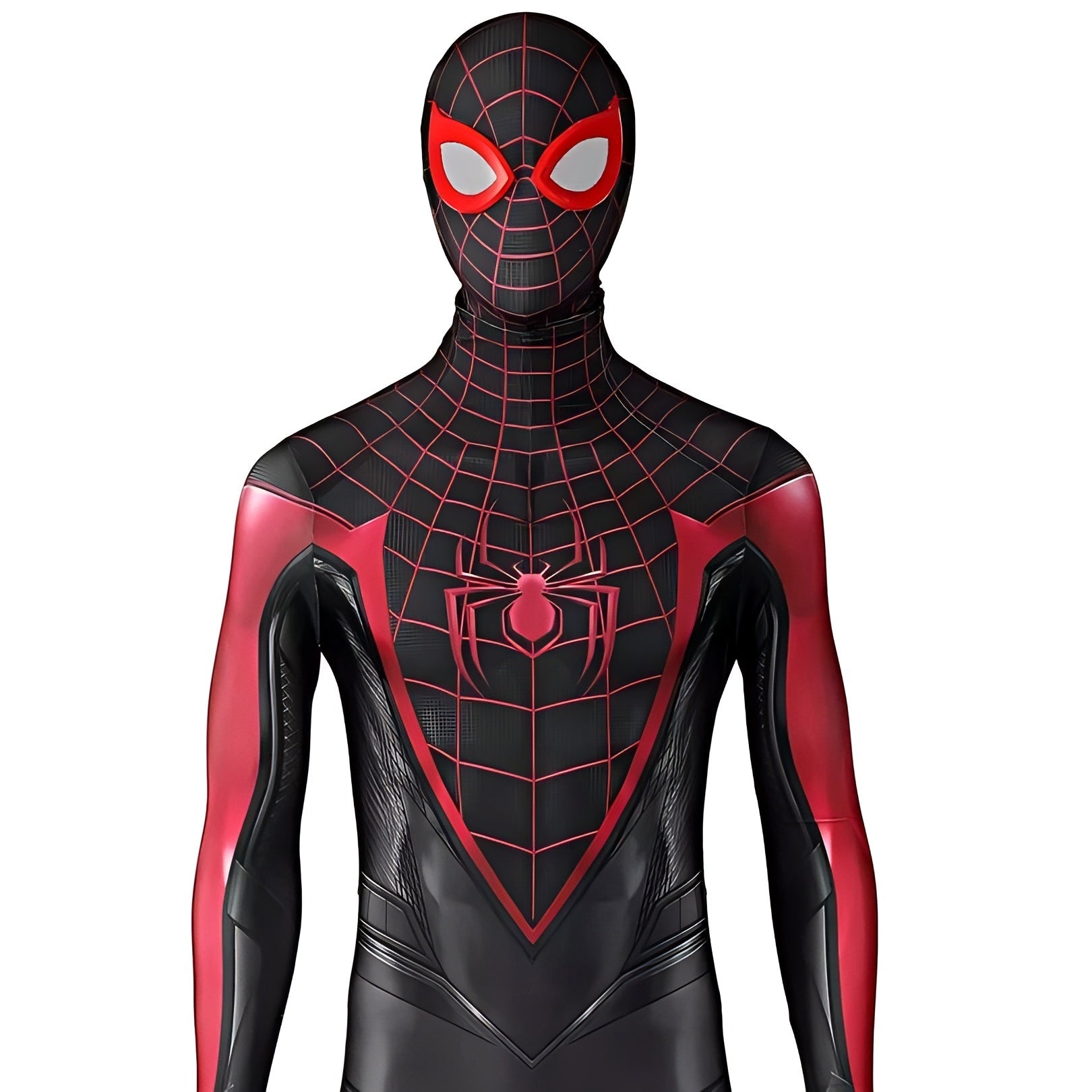 Fantasia Miles Morales Game PS5 Homem-Aranha Ultimate Cosplay Traje Luxo Profissional