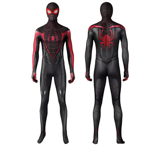 Fantasia Miles Morales Game PS5 Homem-Aranha Ultimate Cosplay Traje Luxo Profissional