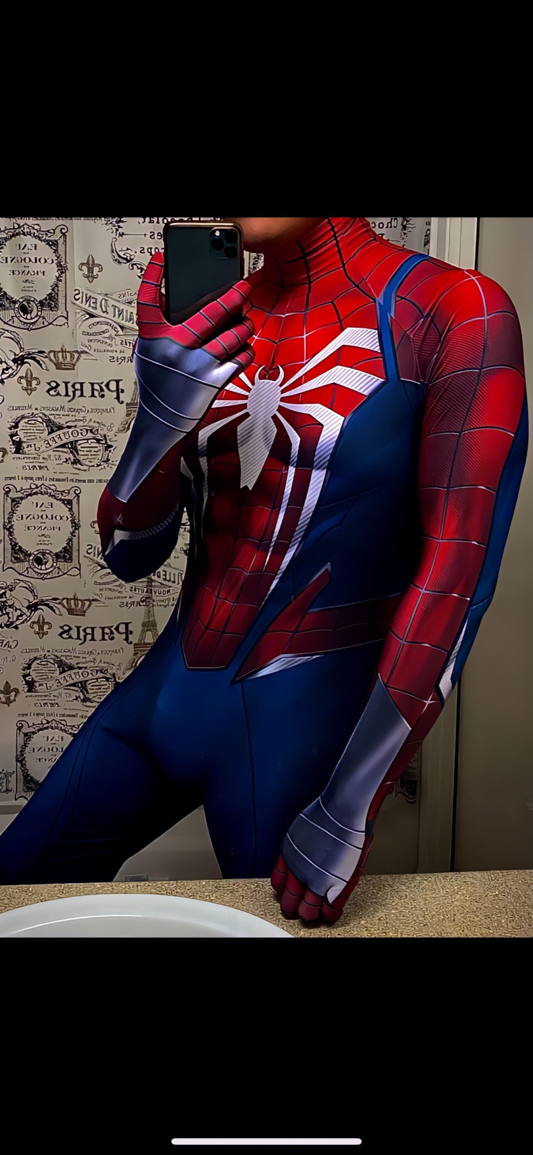 Fantasia Homem-Aranha Spider-Man Game PS5 Cosplay Traje Luxo Profissional