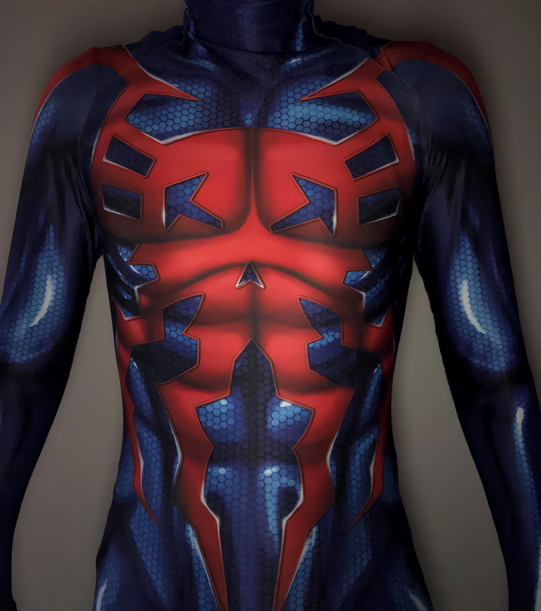 Fantasia Homem-Aranha Spider Man 2099 Adulto Cosplay Traje Luxo