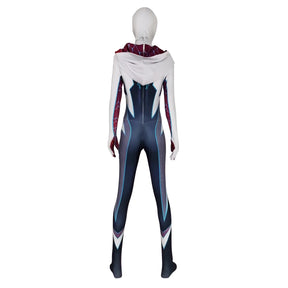 Fantasia Feminina Spider Gwen Filme Adulto Cosplay Traje Luxo