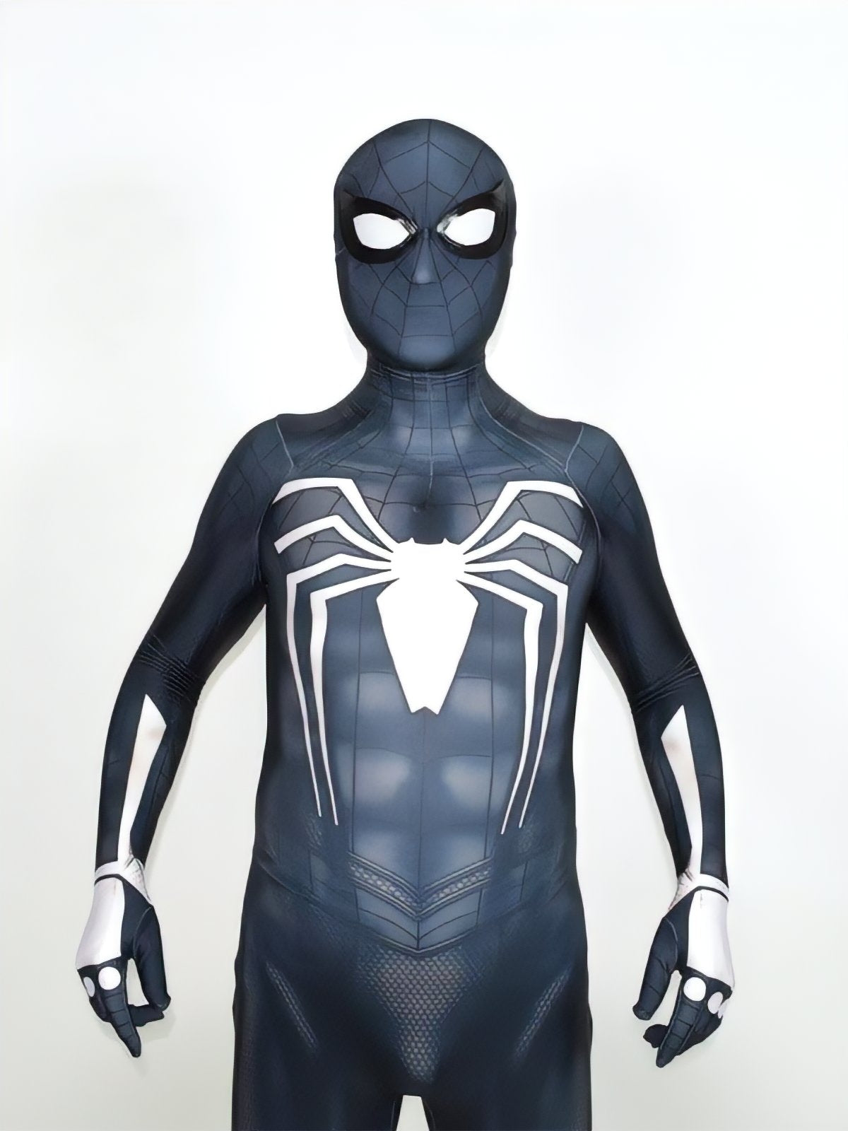 Fantasia Homem-Aranha Black Ps4 Game Cosplay Traje Luxo Profissional