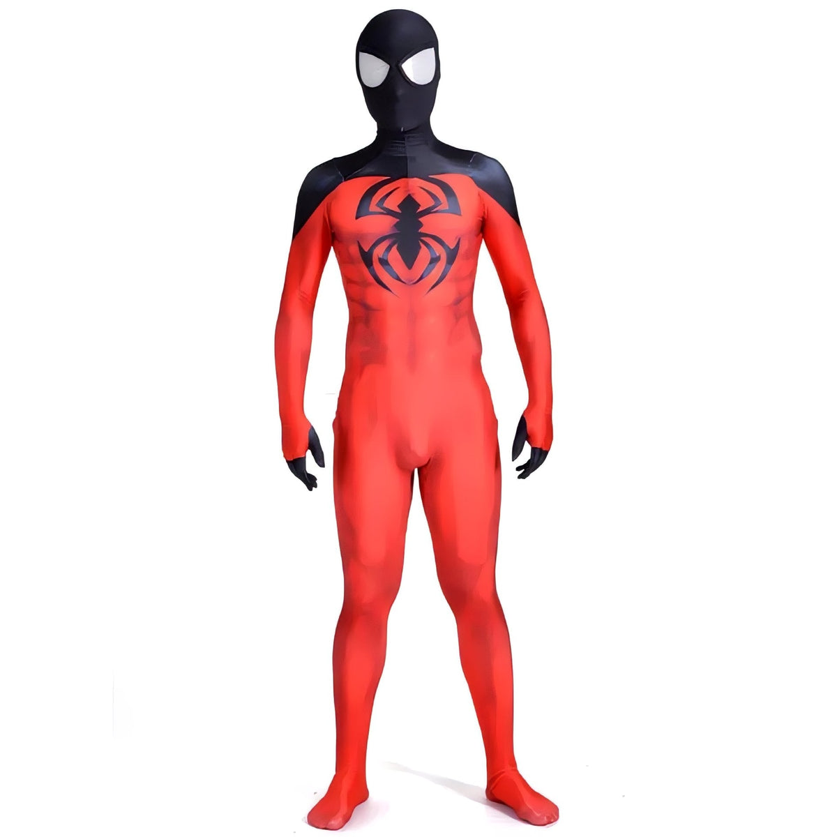 Fantasia Homem-Aranha Escarlate Kaine Cosplay Traje Luxo Profissional