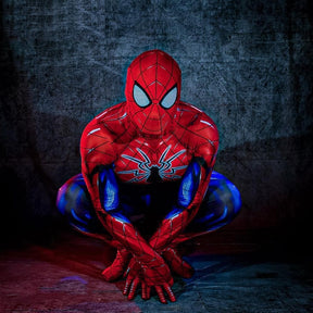 Fantasia Homem-Aranha Spider Armor MK IV Adulto Cosplay Traje Luxo