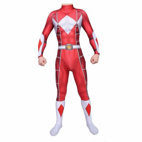 Fantasia Power Rangers Série Clássica Adulto Luxo Traje Profissional