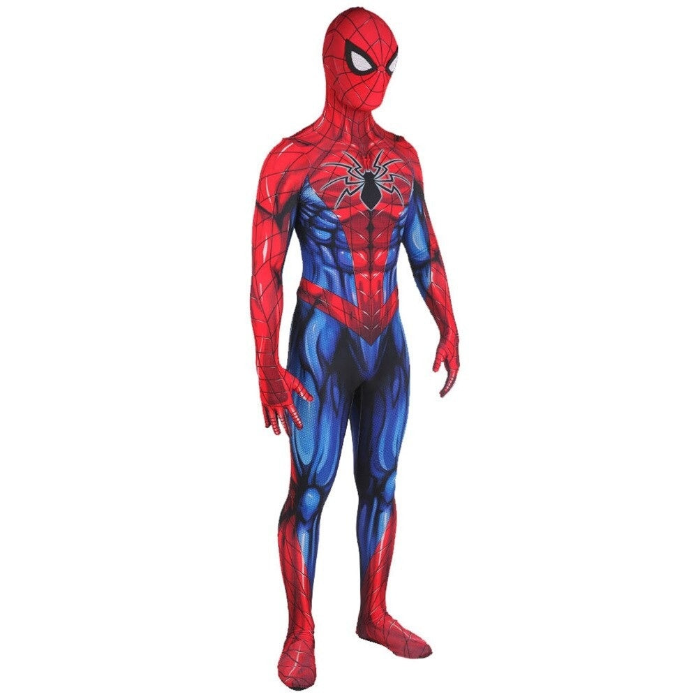 Fantasia Homem-Aranha Traje Spider Armor Mk 4 Adulto Cosplay Luxo