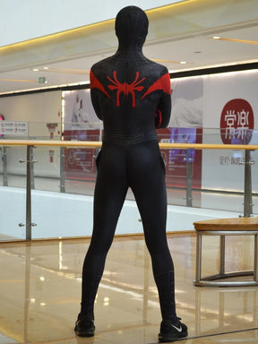 Fantasia Homem-Aranha Miles Morales Aranhaverso Adulto Cosplay Traje Luxo