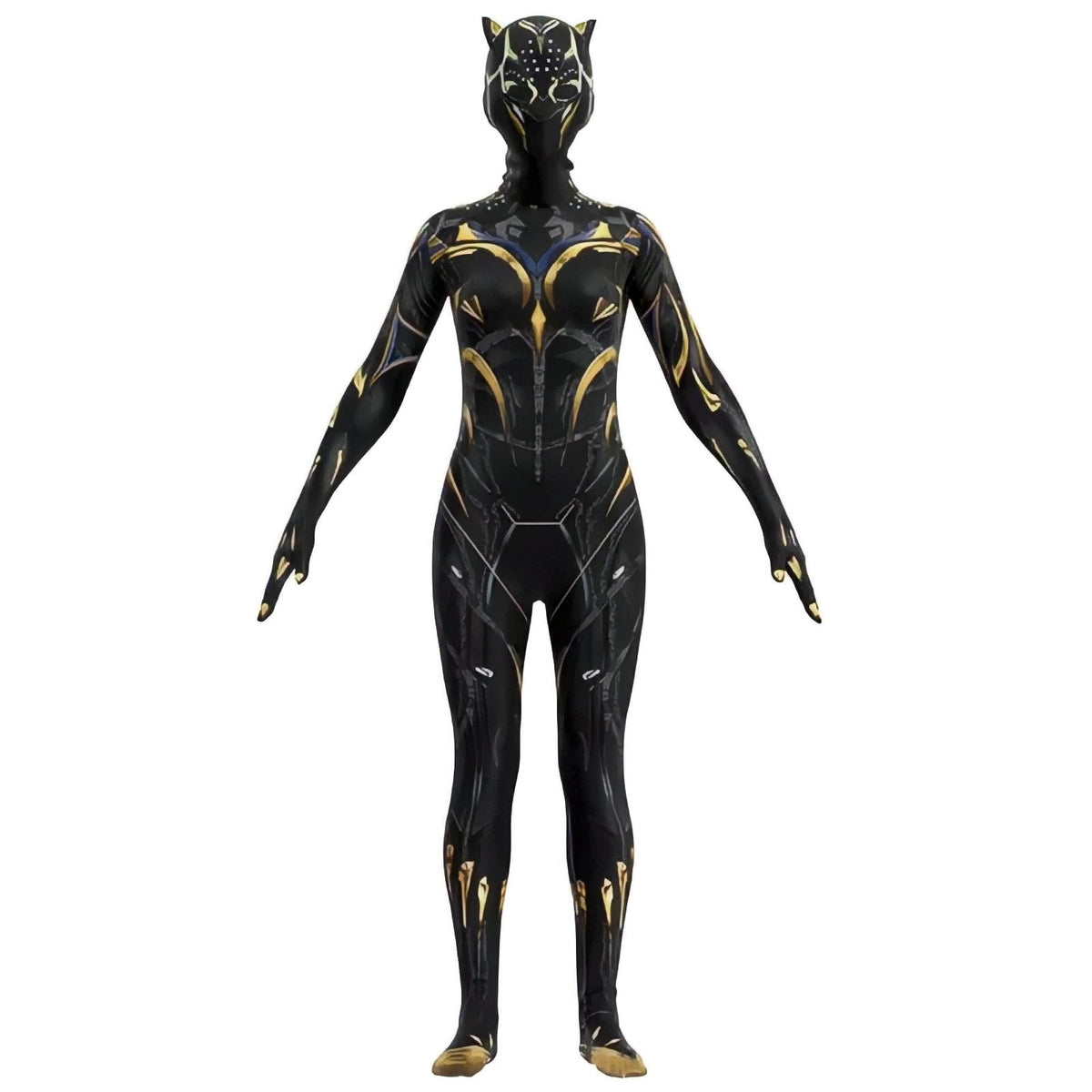 Fantasia Feminina Shuri Pantera Negra Wakanda Forever Traje Luxo Cosplay Mulheres