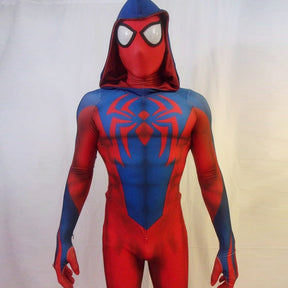 Fantasia Homem Aranha Escarlate Ben Reilly Adulto Cosplay Traje Luxo Profissional