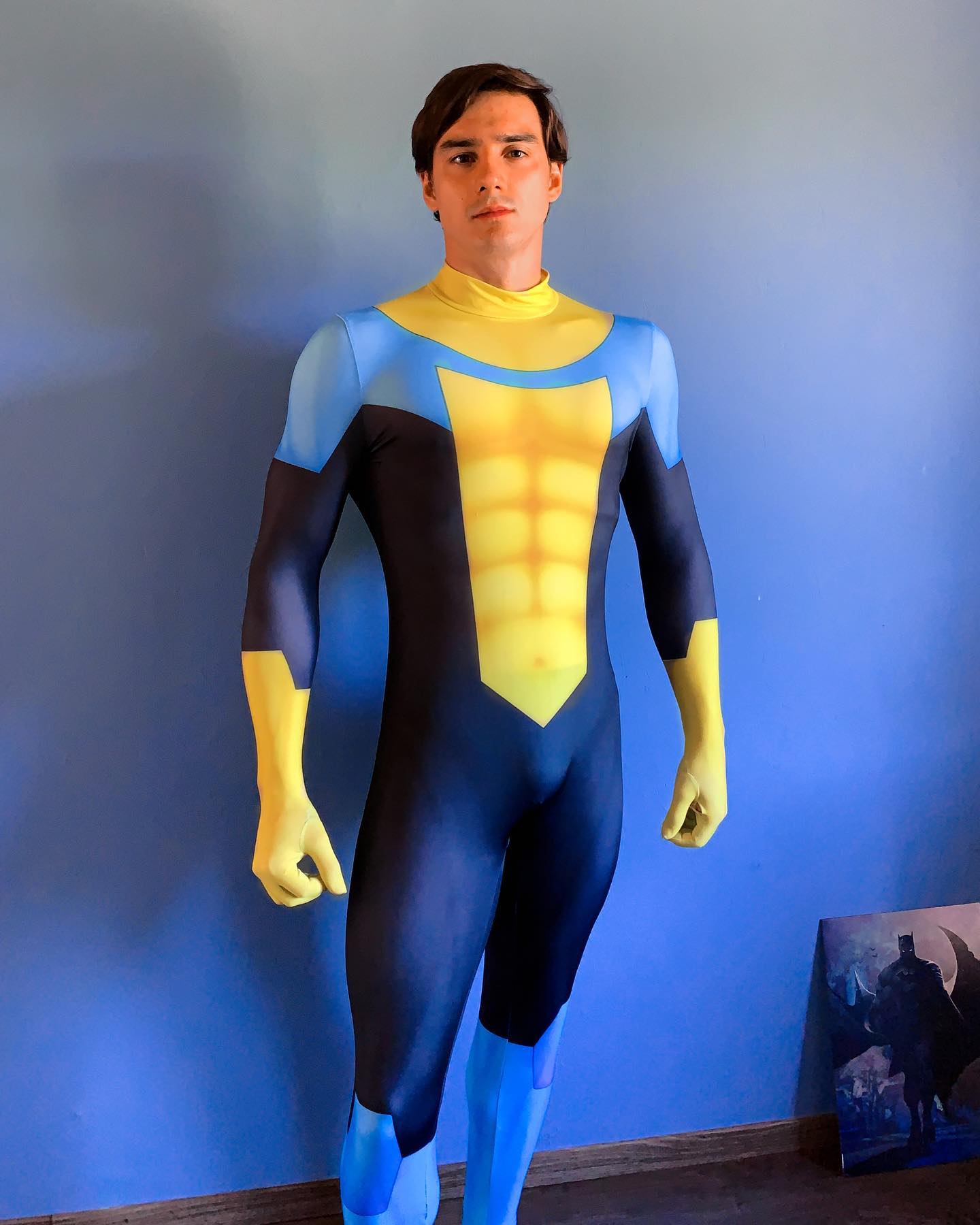 Fantasia Invencível Mark Grayson Cosplay Traje Luxo Profissional