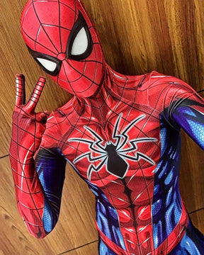 Fantasia Homem-Aranha Traje Spider Armor Mk 4 Adulto Cosplay Luxo