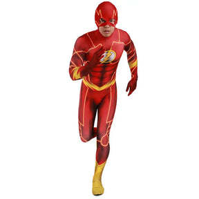 Fantasia The Flash Com Máscara Adulto e Infantil Heróis liga da Justiça Traje Cosplay