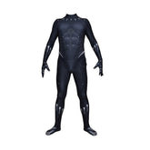 Fantasia Masculina Pantera Negra Batalha Cosplay Traje Luxo