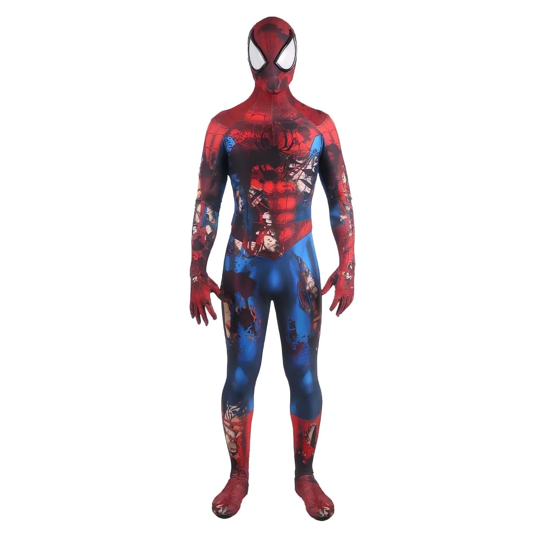 Fantasia Homem-Aranha Zumbi Hq Cosplay Traje Luxo Profissional