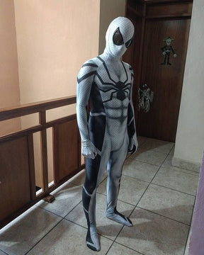 Fantasia Homem-Aranha Fundação Futuro Adulto Cosplay Traje Luxo Profissional