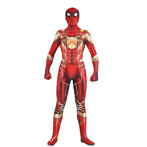 Fantasia Homem-Aranha Traje Aranha De Ferro Game Adulto Cosplay Luxo