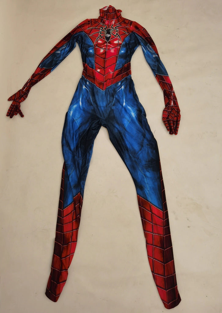 Fantasia Homem-Aranha Spider Armor Mk 4 Game Adulto Cosplay Traje Luxo