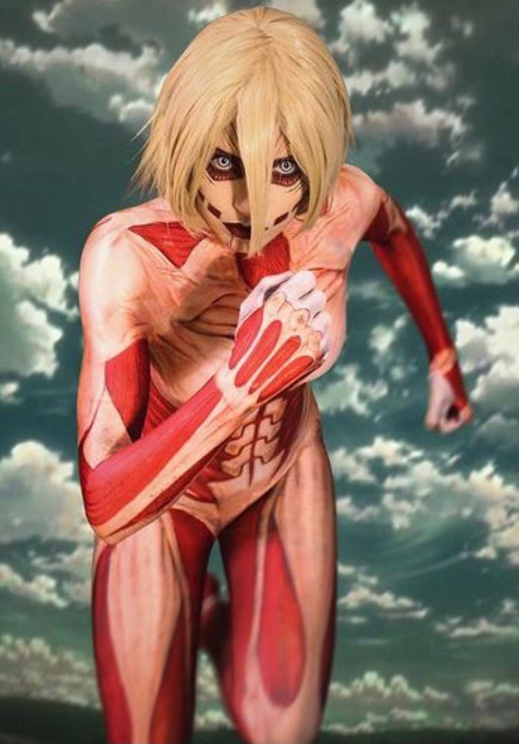 Fantasia Feminina Annie Leonhart Attack on Titan Traje Luxo Cosplay Mulheres