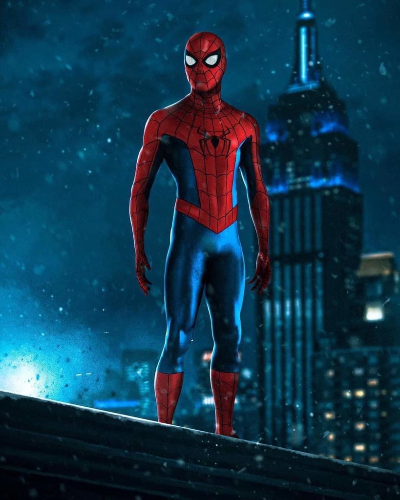 Fantasia Homem-Aranha Tom Holland Novo Traje Sem Volta para Casa Adulto Cosplay Luxo Profissional