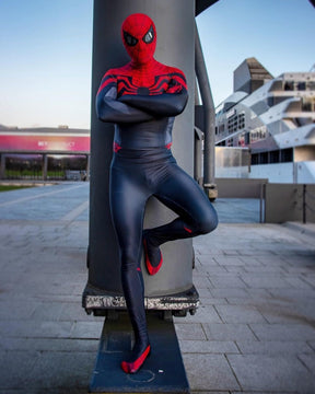 Fantasia Homem-Aranha Superior Traje Hq Adulto Cosplay Luxo