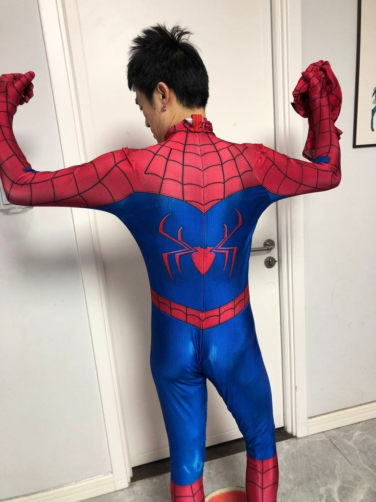 Fantasia Homem-Aranha Tom Holland Novo Traje Sem Volta para Casa Adulto Cosplay Luxo Profissional